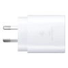 Samsung Fast Charge Type-C USB 25W AFC Travel Adapter EP-TA800XWEGAU- White -3C Electronics Store samsung fast charging charger