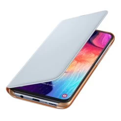 Samsung Galaxy A50 Wallet Cover - White -3C Electronics Store samsung galaxy a50 wallet cover white flip