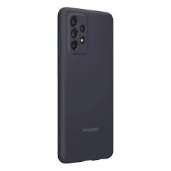 Samsung Galaxy A72 Silicone Cover EF-PA725TBEGWW - Black -3C Electronics Store samsung galaxy a72 silicone cover black front side