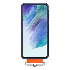 Samsung Galaxy S21 FE Silicone Cover With Strap EF-GG990TNEGWW - Navy -3C Electronics Store samsung galaxy s21 fe silicone cover with strap 1
