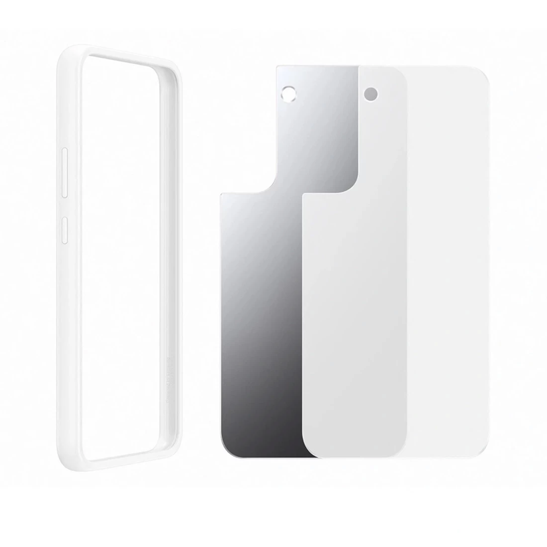 Samsung Galaxy S22+ Plus Frame Cover EF-MS906CWEGWW - White 6 Samsung Galaxy S22+ Plus Frame Cover EF-MS906CWEGWW - White - Image 4