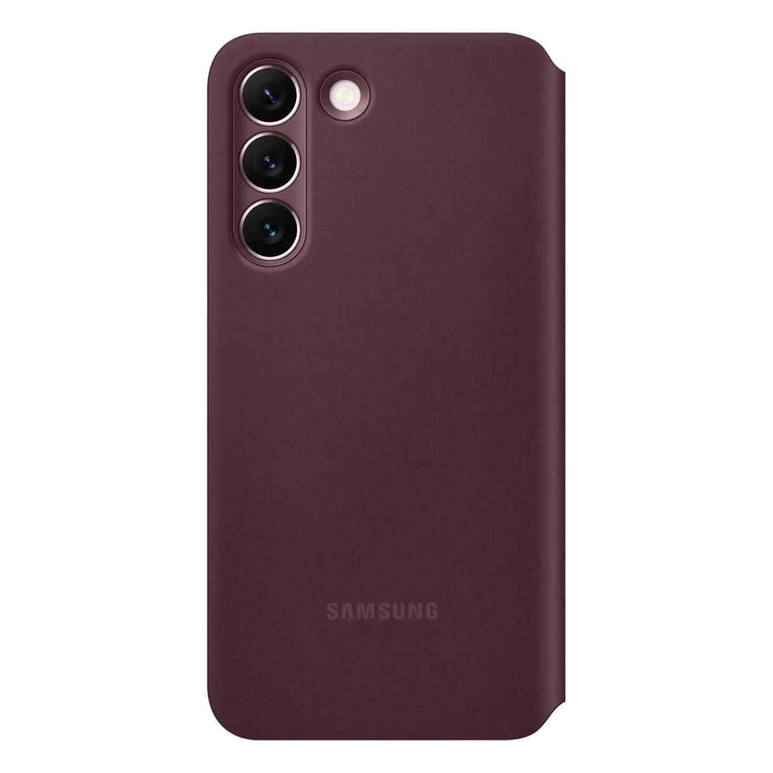 Samsung Galaxy S22+ Plus Smart Clear View Cover EF-ZS906CEEGWW - Burgundy 4 Samsung Galaxy S22+ Plus Smart Clear View Cover EF-ZS906CEEGWW - Burgundy - Image 2