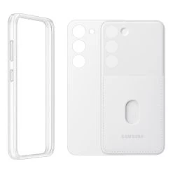 Samsung Galaxy S23 Frame Case EF-MS911CWEGWW - White -3C Electronics Store samsung galaxy s23 frame case wht 1