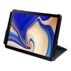 Samsung Galaxy Tab S4 10.5 Book Cover - Black -3C Electronics Store samsung galaxy tab s4 10 5 book cover black stand 1