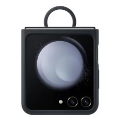 Samsung Galaxy Z Flip5 Silicone Case With Ring EF-PF731TNEGWW - Indigo -3C Electronics Store samsung galaxy z flip5 silicone case2