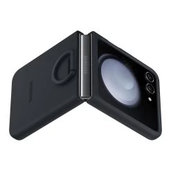 Samsung Galaxy Z Flip5 Silicone Case With Ring EF-PF731TNEGWW - Indigo -3C Electronics Store samsung galaxy z flip5 silicone case3