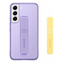 Samsung Galaxy S22 Protective Stand Cover EF-RS901CVEGWW - Lavender -3C Electronics Store samsung protective standing cover for galaxy s22 purple 4