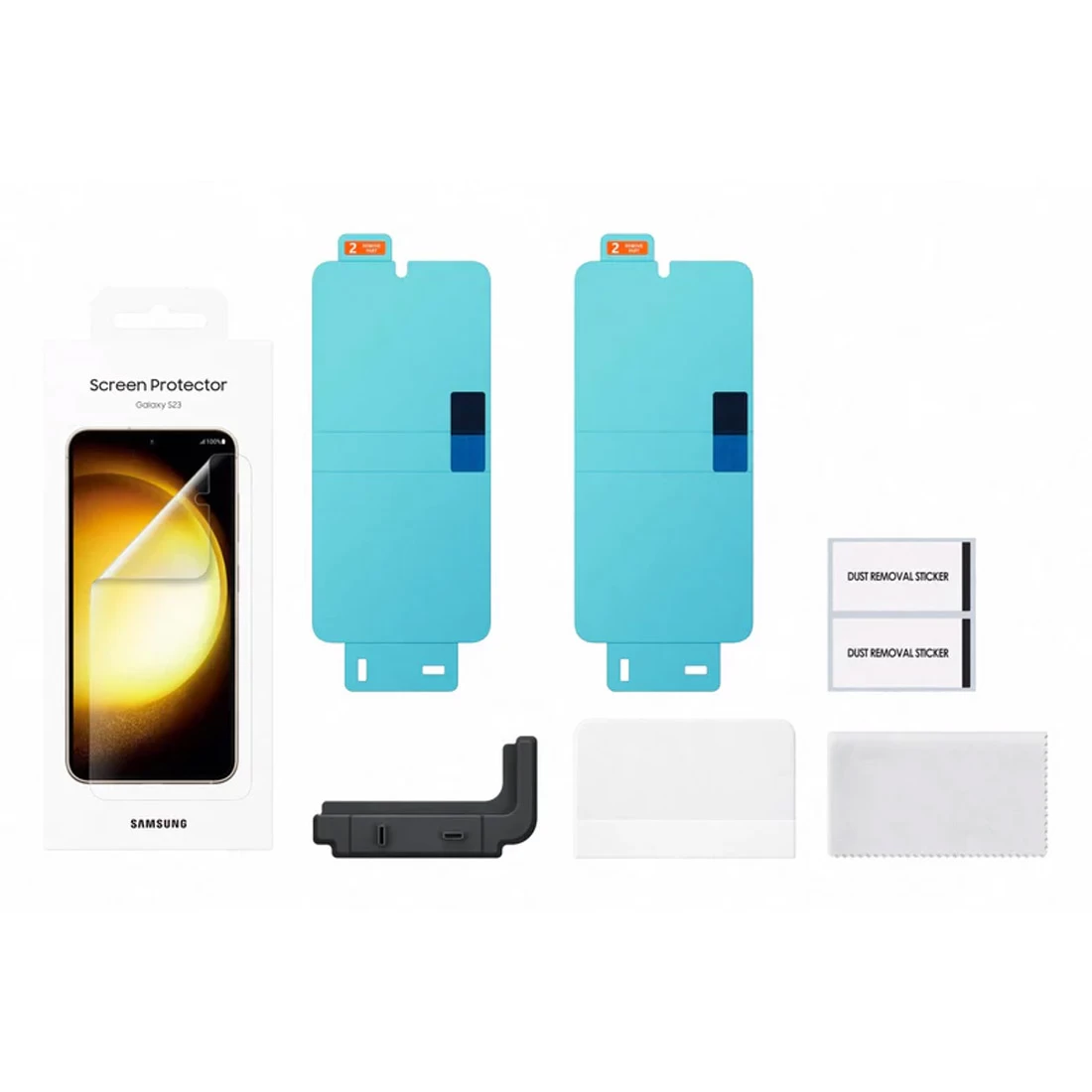 Samsung Galaxy S23 Screen Protector EF-US911CTEGWW - Clear 5 Samsung Galaxy S23 Screen Protector EF-US911CTEGWW - Clear - Image 3