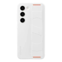 Samsung Galaxy S23+ Silicone Grip Case EF-GS916TWEGWW - White -3C Electronics Store samsung silicone grip cover for galaxy s23 white 1