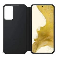 Samsung Galaxy S22 Smart Clear View Cover EF-ZS901CBEGWW - Black -3C Electronics Store samsung smart clear view cover for samsung s22 black 2 1