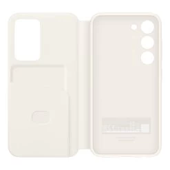 Samsung Galaxy S23 Clear View Wallet Case EF-ZS911CUEGWW- Cream 5 Samsung Galaxy S23 Clear View Wallet Case EF-ZS911CUEGWW- Cream -3C Electronics Store samsung smart clear view wallet case for galaxy s23 cream 1