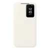 Samsung Galaxy S23+ Plus Clear View Wallet Case EF-ZS916CUEGWW - Cream -3C Electronics Store samsung smart clear view wallet case for galaxy s23 cream 2 1