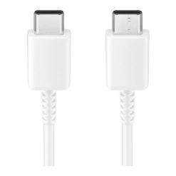 Samsung USB Type-C To Type-C Cable EP-DA705BWEGWW - White -3C Electronics Store samsung usb type c to type c cable white side