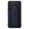 Samsung Galaxy S22+ Plus Protective Stand Cover EF-RS906CNEGWW - Navy 2 Samsung Galaxy S22+ Plus Protective Stand Cover EF-RS906CNEGWW - Navy -3C Electronics Store samsung galaxy s22 protective stand cover ef rs901cnegww navy sample 1