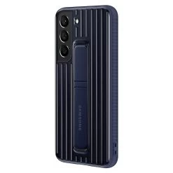 Samsung Galaxy S22 Protective Stand Cover EF-RS901CNEGWW - Navy 11 Samsung Galaxy S22 Protective Stand Cover EF-RS901CNEGWW - Navy -3C Electronics Store samsung galaxy s22 protective stand cover ef rs901cnegww navy side
