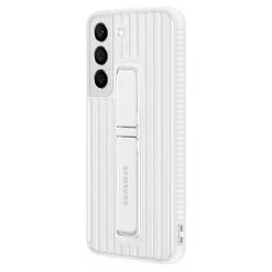 Samsung Galaxy S22+ Plus Protective Stand Cover EF-RS906CWEGWW - White -3C Electronics Store samsung galaxy s22 protective stand cover ef rs901cwegww white side 1