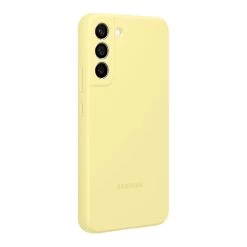 Samsung Galaxy S22 Silicone Cover EF-PS901TYEGWW - Yellow -3C Electronics Store samsung galaxy s22 silicone cover ef ps901tyegww yellow side 1