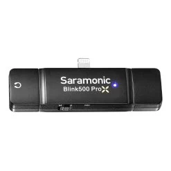 Saramonic Blink500 ProX B4 Dual-channel Wireless Microphone System W/ Lightning Connector (TX+TX+RXDi) -3C Electronics Store saramonic blink500 microphone ios 2