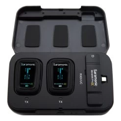 Saramonic Blink500 ProX B4 Dual-channel Wireless Microphone System W/ Lightning Connector (TX+TX+RXDi) -3C Electronics Store saramonic blink500 microphone ios 3
