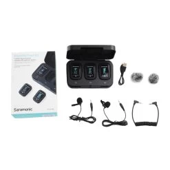 Saramonic Blink500 Pro X B2 Dual Channel 2.4GHz Omni Lavalier Microphone System 11 Saramonic Blink500 Pro X B2 Dual Channel 2.4GHz Omni Lavalier Microphone System -3C Electronics Store saramonic blink500 pro x b2 5