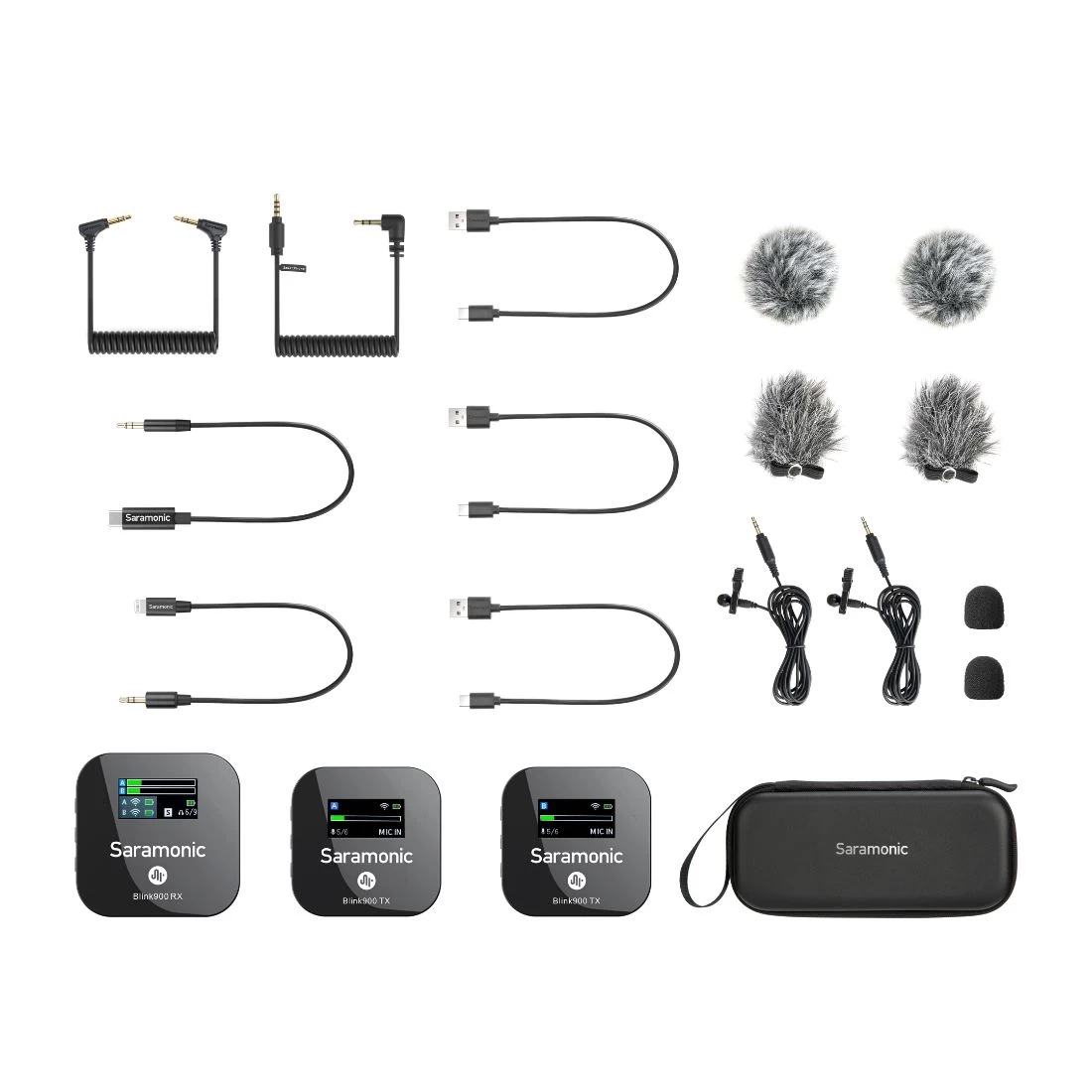 Saramonic Blink900 B2 Digital Camera-Mount Wireless Omni Lavalier Microphone System 7 Saramonic Blink900 B2 Digital Camera-Mount Wireless Omni Lavalier Microphone System - Image 5