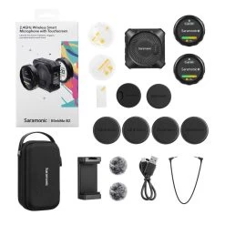 Saramonic BlinkMe B2 Clip-On Wireless Smart Microphone W/ Touchscreen & Recording 13 Saramonic BlinkMe B2 Clip-On Wireless Smart Microphone W/ Touchscreen & Recording -3C Electronics Store saramonic blinkme b2 6