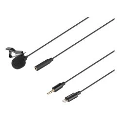 Saramonic LavMicro U1B Omnidirectional Lavalier Microphone With Lightning Connector For IOS Devices (6m) -3C Electronics Store saramonic clip on microphone with lighting connectorb 3