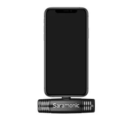 Saramonic SPMIC510DI Compact Stereo Microphone For IOS Devices With Lightning Connector -3C Electronics Store saramonic compact stereo microphone with lighting connector 3
