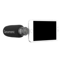 Saramonic SmartMic+ Di Compact Directional Microphone With Lightning Plug For IOS Mobile Devices -3C Electronics Store saramonic directional microphone with lighting connector for ios 5