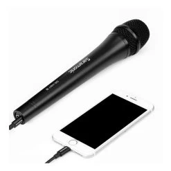 Saramonic SR-HM7 DI Handheld Dynamic USB Microphone For IOS Devices - Black -3C Electronics Store saramonic dynami hand held mic with lightning connector 1