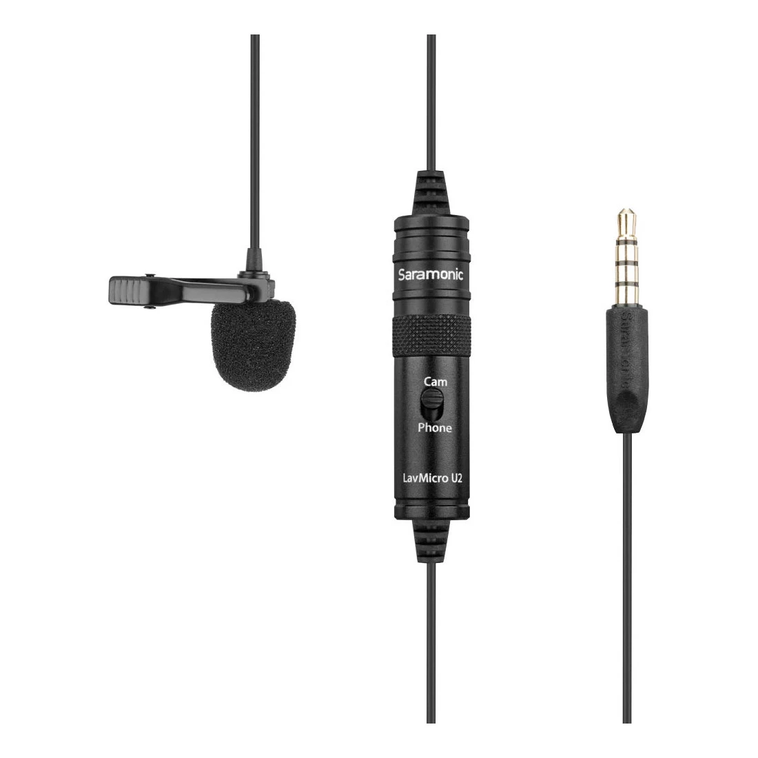 Saramonic LavMicro U2 Omnidirectional Lavalier Microphone 3.5mm Locking Type Male Jack To USB Type C 4 Saramonic LavMicro U2 Omnidirectional Lavalier Microphone 3.5mm Locking Type Male Jack To USB Type C - Image 2