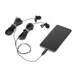 Saramonic LavMicro U3C Dual Omnidirectional Lavalier Microphones With USB Type-C Connector For Android Devices -3C Electronics Store saramonic lavmicro u3c clip on lavalier microphone for the android usb c 1