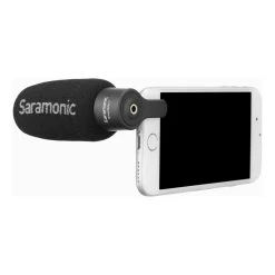 Saramonic SmartMic+ Compact Directional Microphone With 3.5mm TRRS Plug For Mobile Devices -3C Electronics Store saramonic smartmic compact trrs directional microphone for smartphones 2