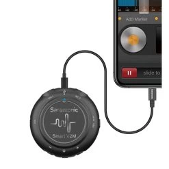 Saramonic SmartV2M Portable Audio Interface With Two Omnidirectional Lavalier Microphones 13 Saramonic SmartV2M Portable Audio Interface With Two Omnidirectional Lavalier Microphones -3C Electronics Store saramonic smartv2m microphone and mixer kit5