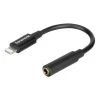 Saramonic SR-C2002 3.5mm TRRS Female To Lightning Adapter Cable -3C Electronics Store saramonic sr c2002 3 5mm trrs female to lightning adapter cable 1