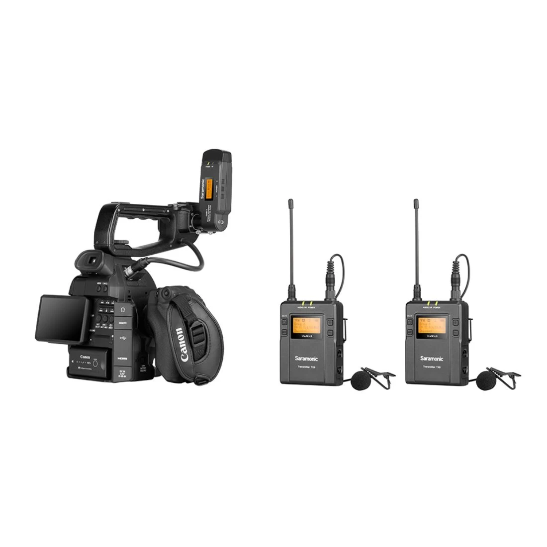 Saramonic UWMIC9AU Kit8 (RX-XLR9+TX9+TX9) UHF Wireless Microphone System 5 Saramonic UWMIC9AU Kit8 (RX-XLR9+TX9+TX9) UHF Wireless Microphone System - Image 3