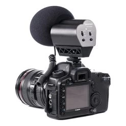 Saramonic Vmic Stereo Camera-Mount Stereo Condenser Microphone -3C Electronics Store saramonic vmic stereo camera mount stereo condenser microphone 1