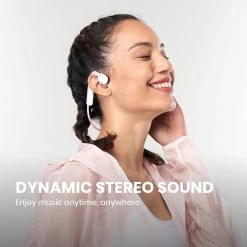 Shokz OpenMove Bone Conduction Open-Ear Lifestyle/Sport Headphones - Himalayan Pink -3C Electronics Store shokz openmove bone conduction open ear lifestyle sport headphones pink 1