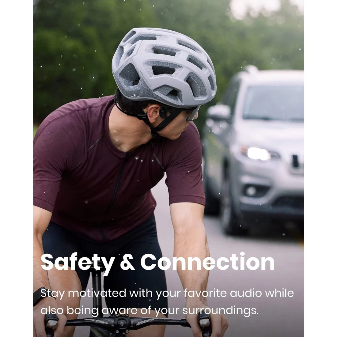 Shokz OpenRun Pro Premium Bone Conduction Open Ear Bluetooth Headphones - Black 4 Shokz OpenRun Pro Premium Bone Conduction Open Ear Bluetooth Headphones - Black - Image 2