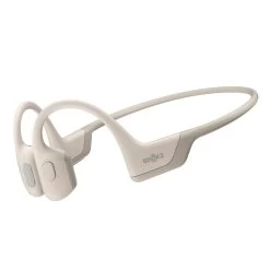 Shokz OpenRun Pro Premium Bone Conduction Open Ear Bluetooth Headphone - Beige