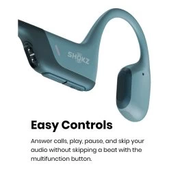 Shokz OpenRun Pro Premium Bone Conduction Open Ear Bluetooth Headphone - Blue -3C Electronics Store shokz openrun pro premium bone conduction open ear bluetooth headphone blue 1
