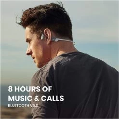 Shokz OpenRun Wireless Open-Ear Sport Headphones - Grey -3C Electronics Store shokz openrun wireless open ear sport headphones grey 3