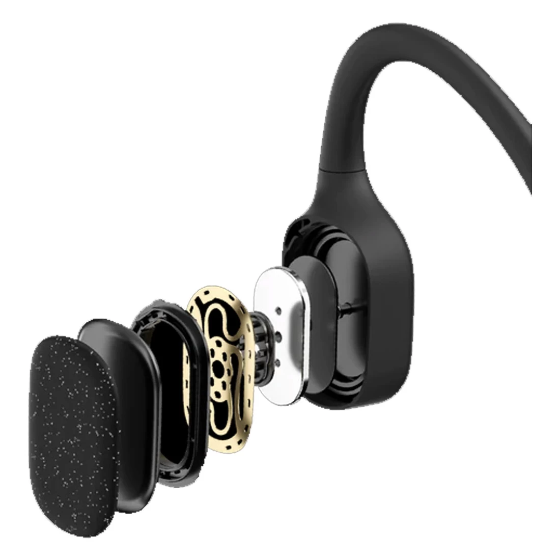 Shokz OpenSwim Bone Conduction Open-Ear MP3 Waterproof Headphones - Black 5 Shokz OpenSwim Bone Conduction Open-Ear MP3 Waterproof Headphones - Black - Image 3