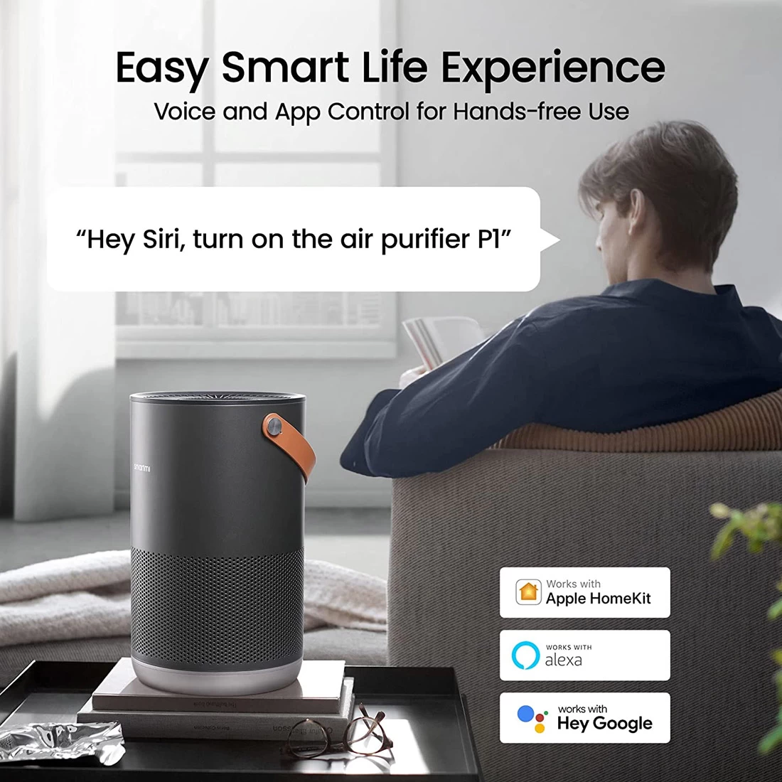 Smartmi Air Purifier P1 - Dark Grey 4 Smartmi Air Purifier P1 - Dark Grey - Image 2