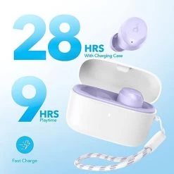 Soundcore A20i True Wireless Earbuds - White/Purple -3C Electronics Store soundcore a20i purple6