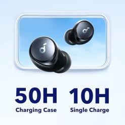 Soundcore Space A40 Active Noise Cancelling Wireless Earbuds - Black -3C Electronics Store soundcore adaptive cancelling blk 3