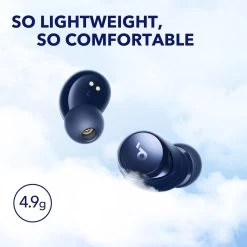 Soundcore Space A40 Active Noise Cancelling Wireless Earbuds - Blue -3C Electronics Store soundcore adaptive cancelling blue 1