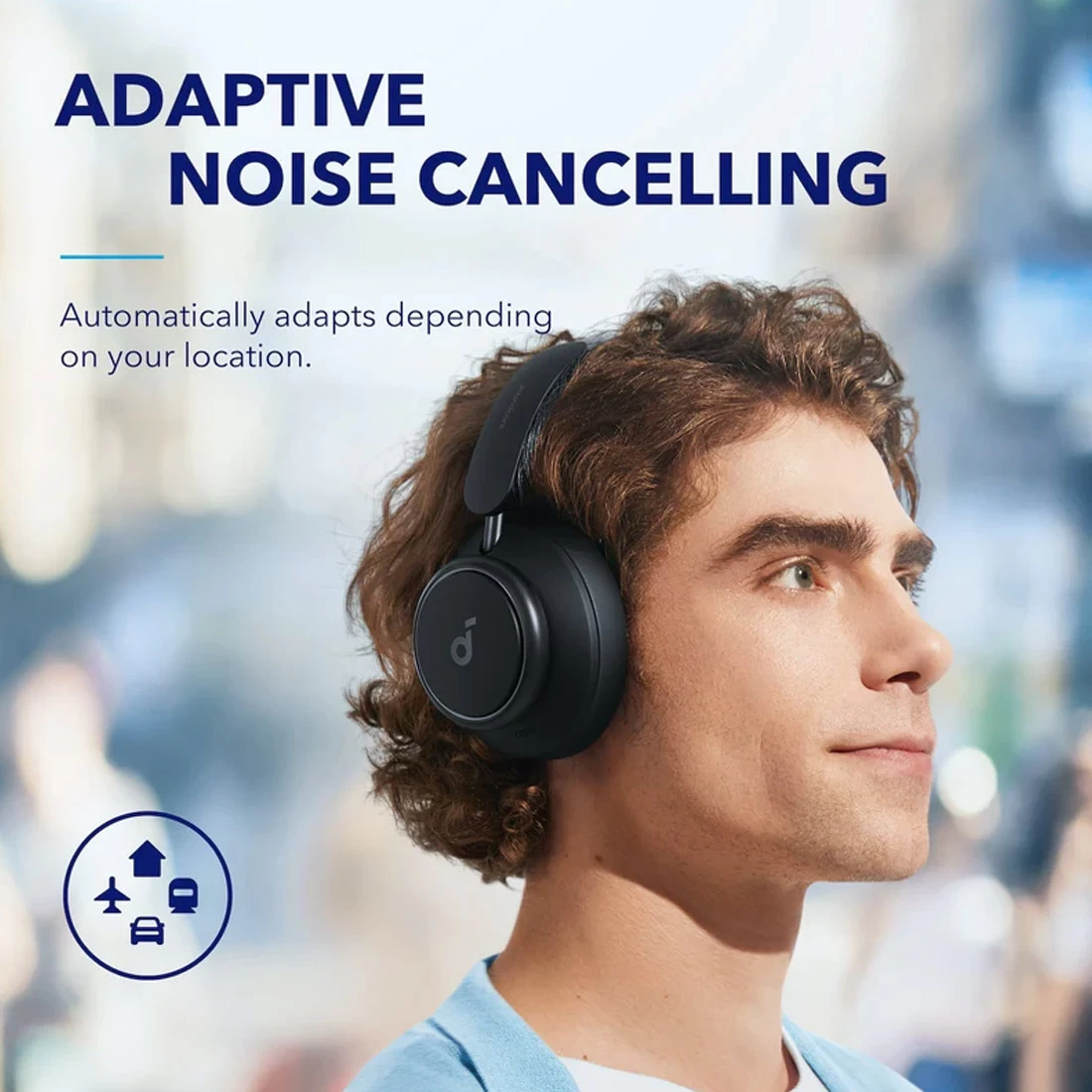 Soundcore Space Q45 Adaptive Noise Cancelling Headphones - Black 5 Soundcore Space Q45 Adaptive Noise Cancelling Headphones - Black - Image 3