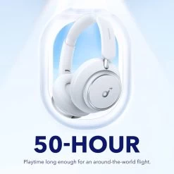Soundcore Space Q45 Adaptive Noise Cancelling Headphones - White -3C Electronics Store soundcore cancelling headphones comfortable bluetooth 1