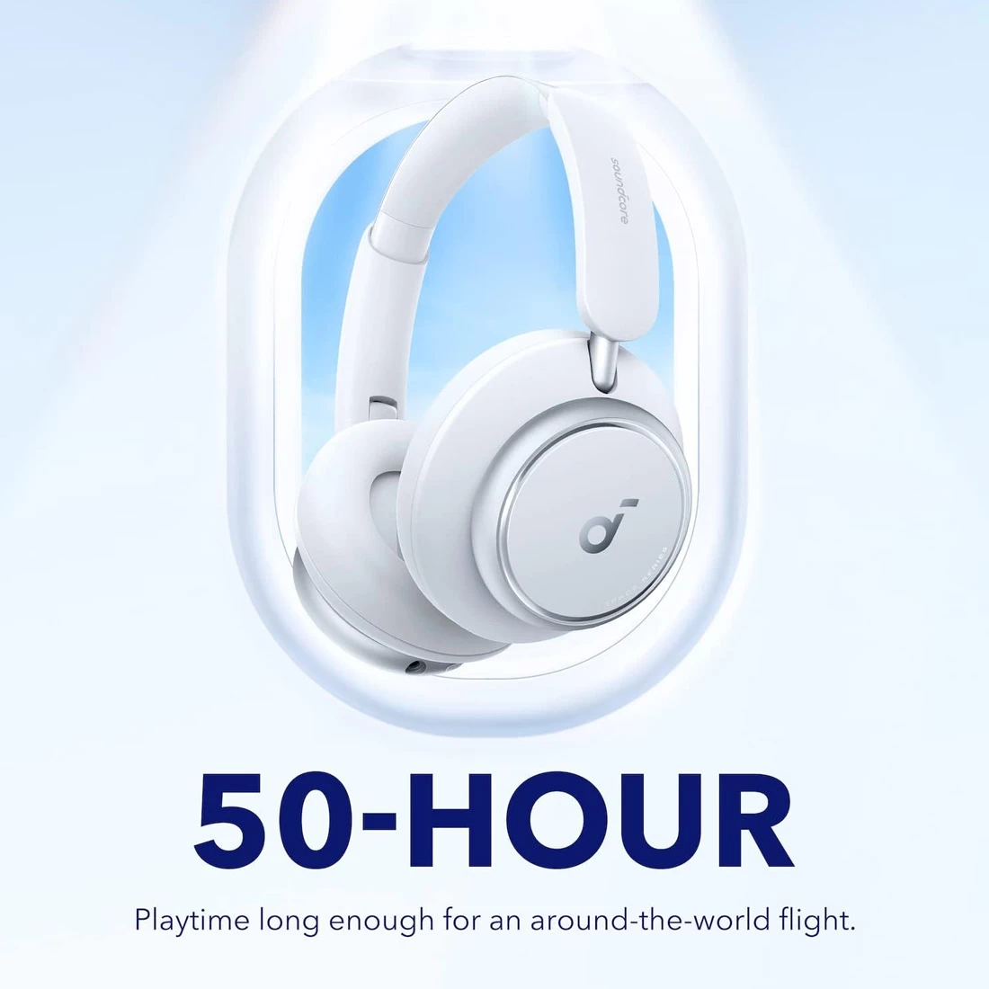 Soundcore Space Q45 Adaptive Noise Cancelling Headphones - Blue 7 Soundcore Space Q45 Adaptive Noise Cancelling Headphones - Blue - Image 5